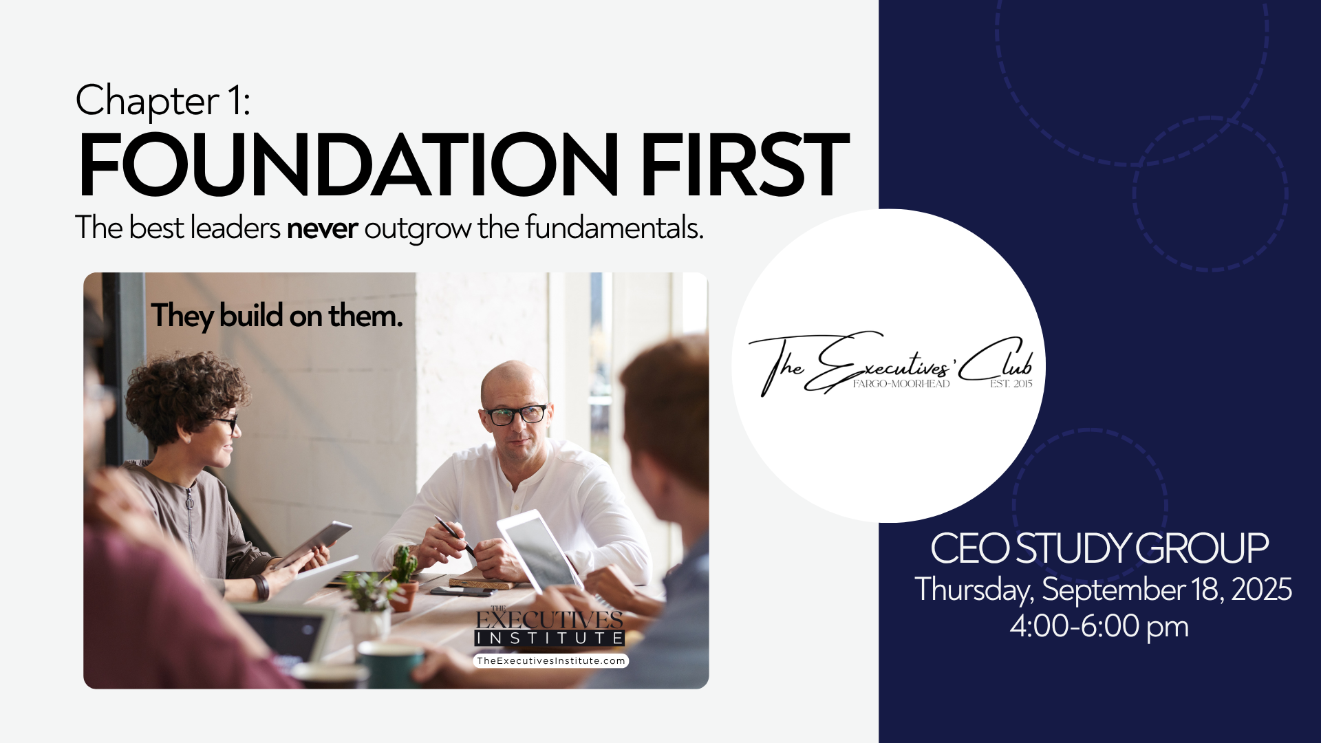 09.18.2025 FOUNDATION FIRST